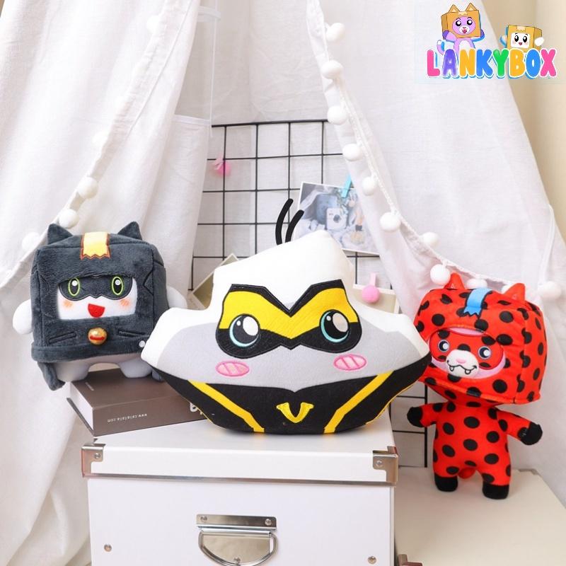 Adorable Fox Stuffed Animal Toy In Ladybug Box 20cm