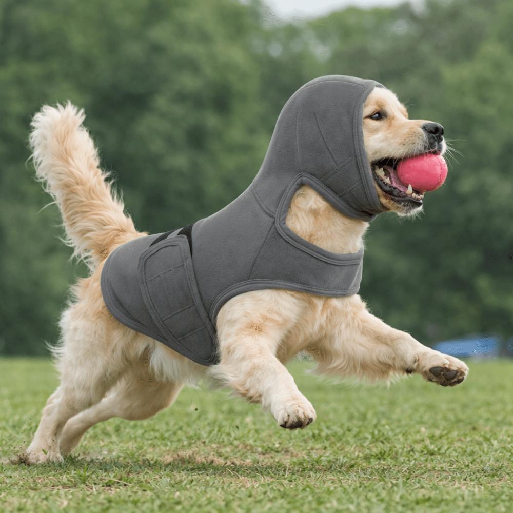 Reflective Strips Dog Soothing Clothing Elastic Dog Emotion Calming Vest  Medium Large Dog