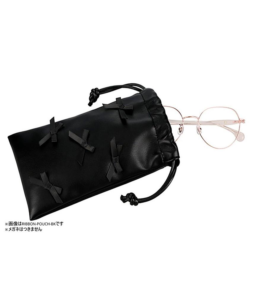 Zoff Eyeglass Case Eyeglass Ribbon Makeup Gift Case/Sunglasses Case, Pouch, Drawstring, Stylish, Women's, Cute, Pouch, [Z0251002_2001 Z0251002-2001