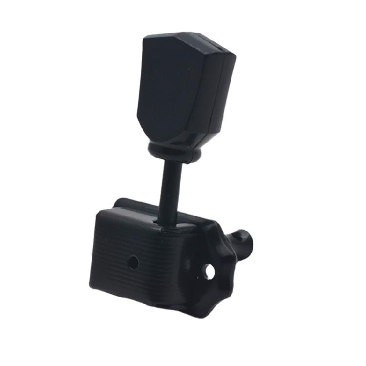 6Pcs Semi Closed Tuning Pegs Keys Tuner Machine Head Black Guitar Tuning Pegs Guitar Accessories Easy to Install