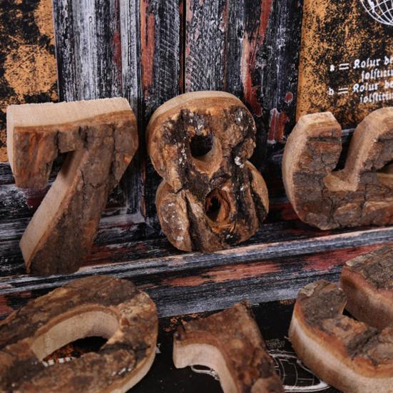 Buchstaben-Not-Rechtschreib-Spielzeug zum Aufhängen an der Tür, Holz-Alphabet-Plaketten