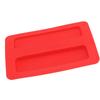 Silicone Toaster Cover 15.8x10.4x1.2cm Soft Flexible Reusable Bread Maker Lid for Home Red