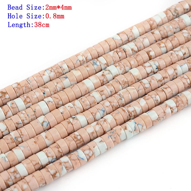 1strand 4/6/8/10mm Natural Stone Flat Beads Druzy Quartz Crystal Loose Spacer DIY Bracelet Necklace Fashion Jewelry