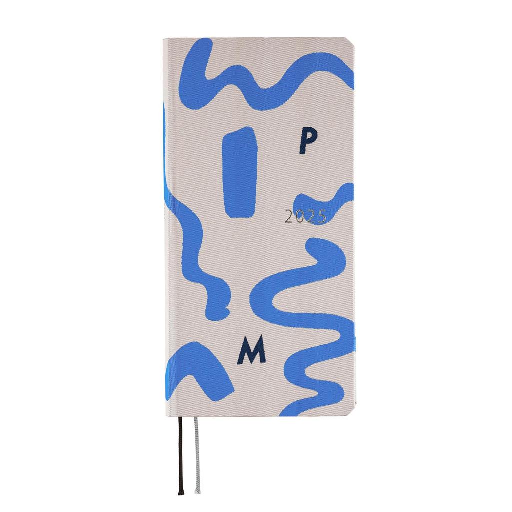 Hobonichi Techo 2025 Weeks Sea January Start Weekly Slim Vertical PAMM/Thanks Planner, Left,