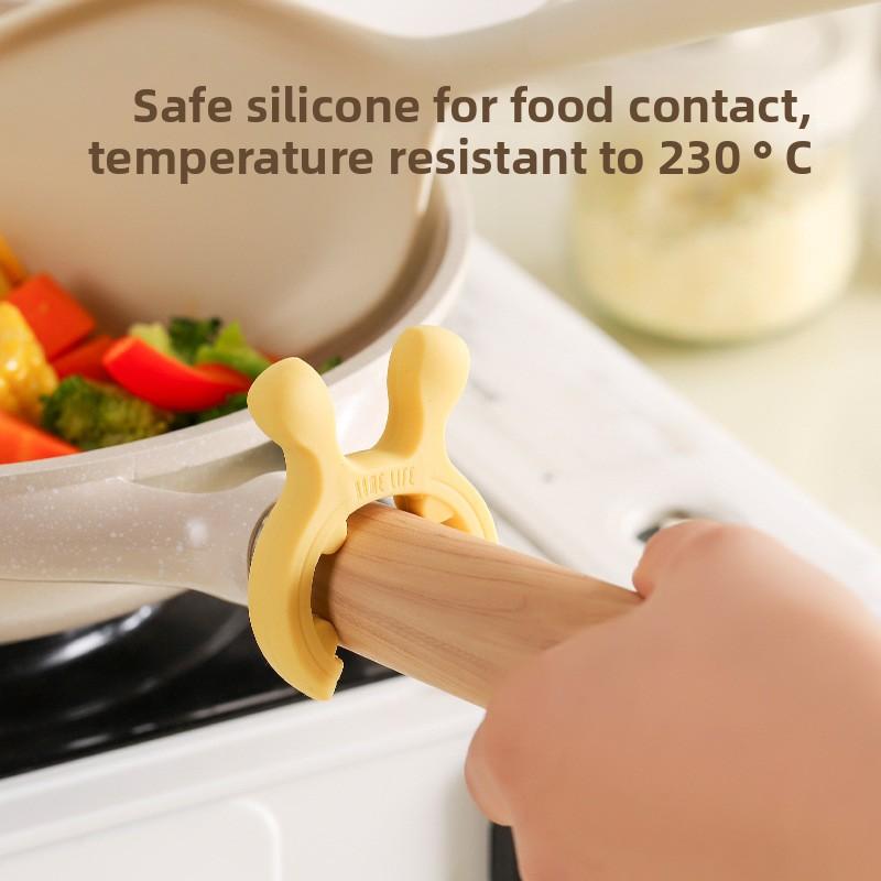 Silicone Spatula Rack, Household Kitchen Stove, Anti-overflow Soup Spoon and Kitchenware Guard Spatula Rack, Mobile Storage Rack