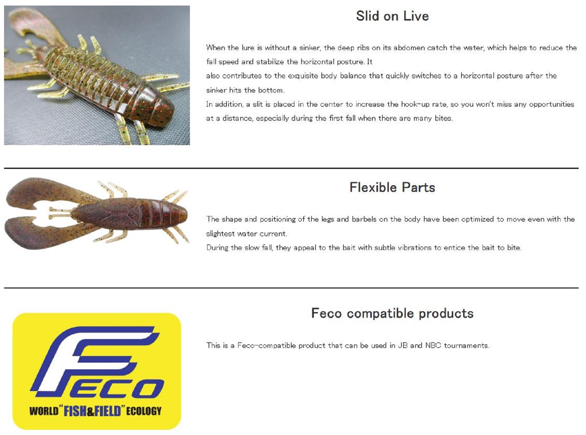 Eisvogel Мягкая приманка Freegel Жук 4 дюйма 04 (0097) — фото 5