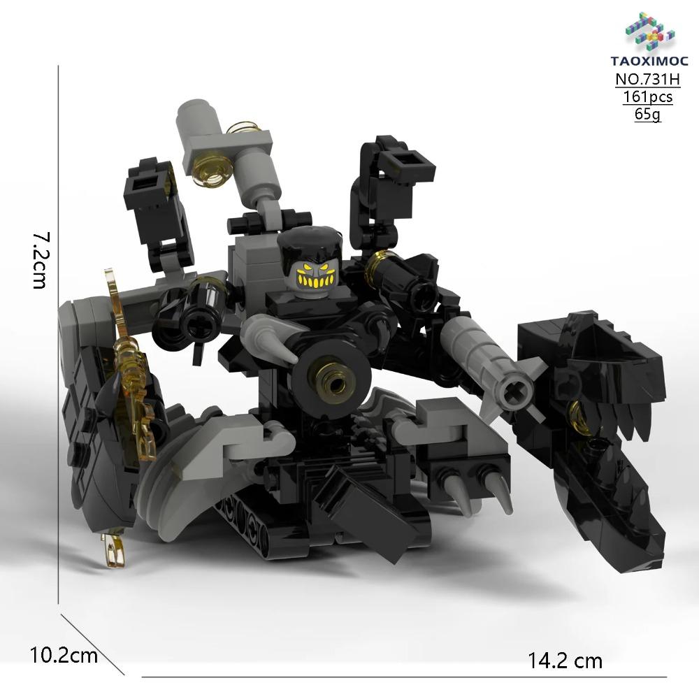 Mini Skibidi Toilet Man Figure Anime Block Toys TvMan Plus Titan Cameraman Speakerman Bricks Model Toy Kid Birthday Gifts