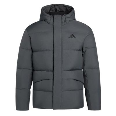 Linear Regular Down 600 Fill Warm Simple Comfortable Stylish Hooded Down Jacket Men Jackets KQ5522
