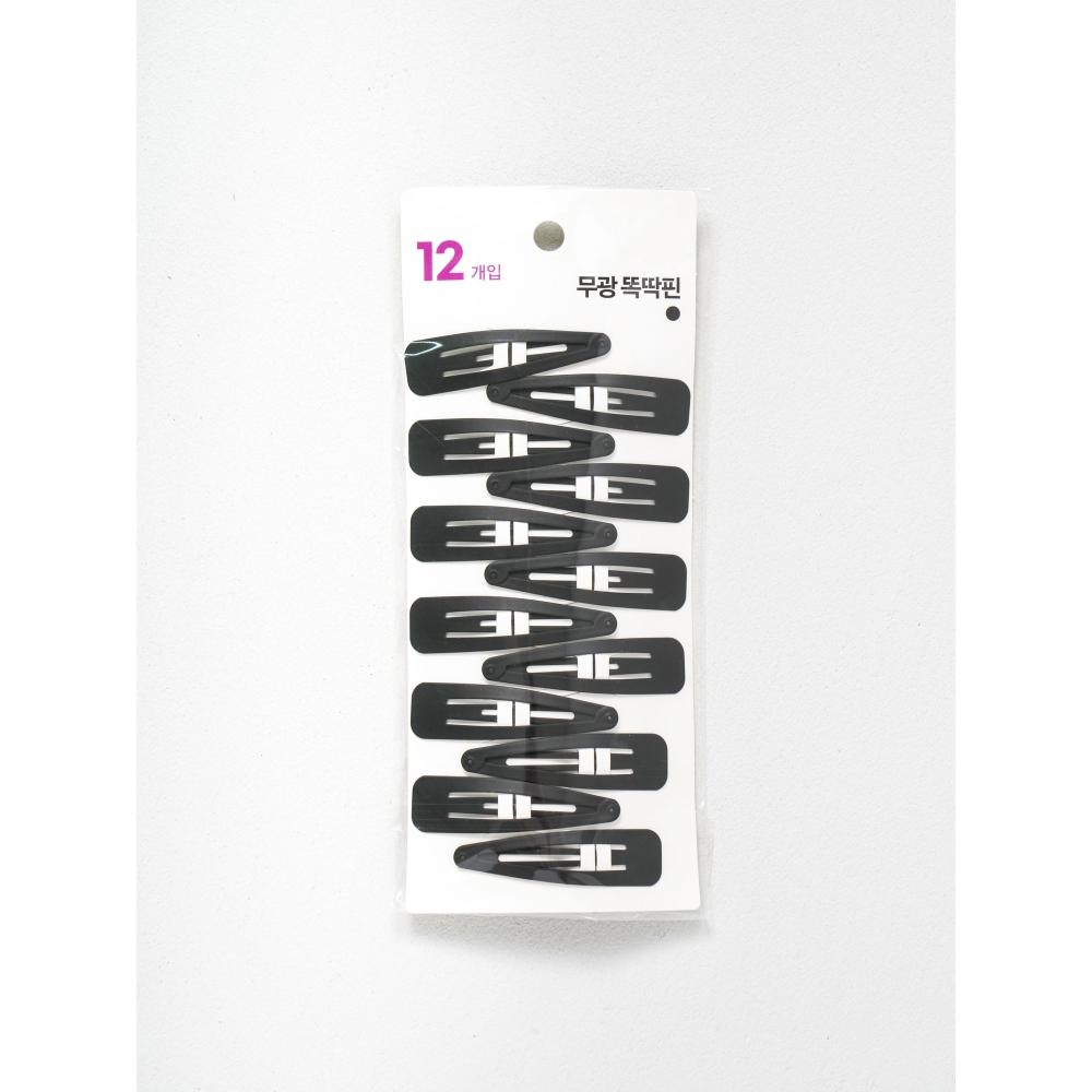 

Daiso Basic Hair Clip Matte 7 Cm Pack Of 12