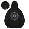 Kan6312 Khzb0074 Neon Fleece Zip-Up Hoodie Black