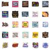 50 Inspirational English Phrase Stickers DIY Mobile Phone Case Suitcase Notebook Skateboard Water Cup Creative Stickers