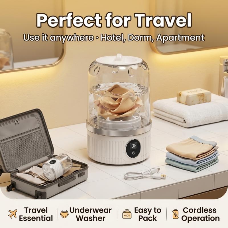 Mini Laundry Cup Portable Underwear Washing Machine Small Special for Maternal And Infant Clothing No Installation Required