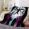 Stranger Eleven Upside Down Flannel Blanket, Soft Polyester, Modern Design, All-Season for Camping, Travel, Gifts for Holidays or Birthdays