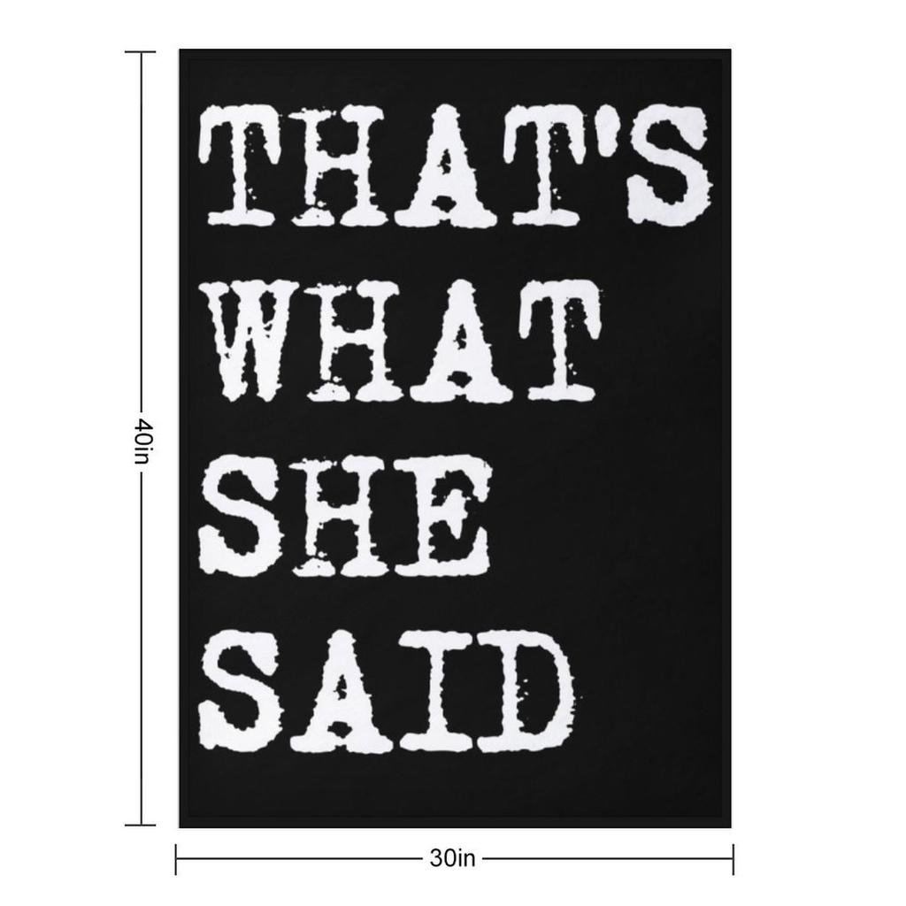 Das hat sie gesagt Überwurfdecke Vintage Sofa Überwurfdecken und Nickerchen-Decken