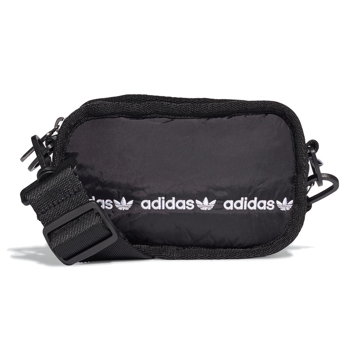 Adidas Originals Polyamide Sports Bag, Crossbody Bag Regular Womens Black One Size чёрный