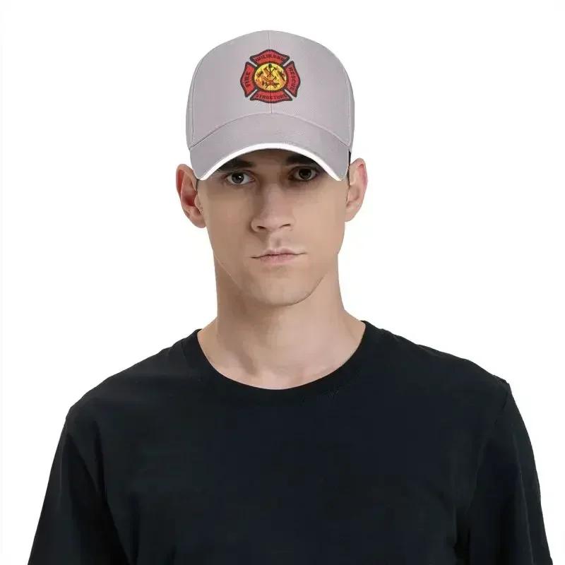 Personalized Fire Rescue Firefighter Baseball Cap for Men Women Adjustable Dad Hat Outdoor