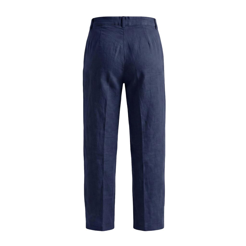 Men's Linen Casual Pants Loose Fit British for Everyday Wear