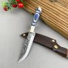 Coltello da macellaio forgiato per disossare, coltello da cucina mongolo in acciaio inossidabile, coltello da frutta per carne, coltello da bistecca di agnello arrosto con copertura