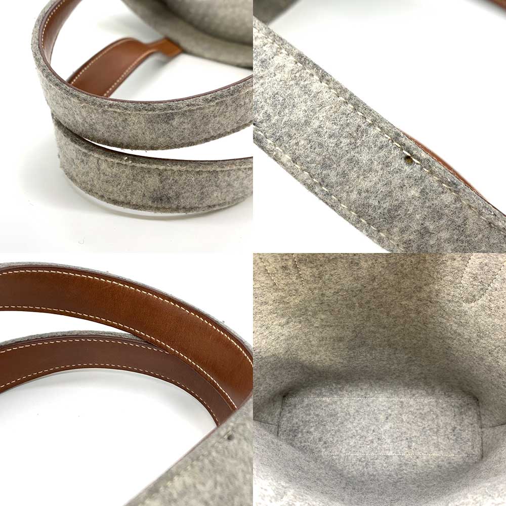 Used HERMES KarimiTote Bag felt Women