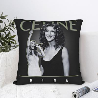 Pillow Cover Singer C-Celineds Dion Cute Funny Pillow Case For Sofa Couch Bed Living Room Pillowcases