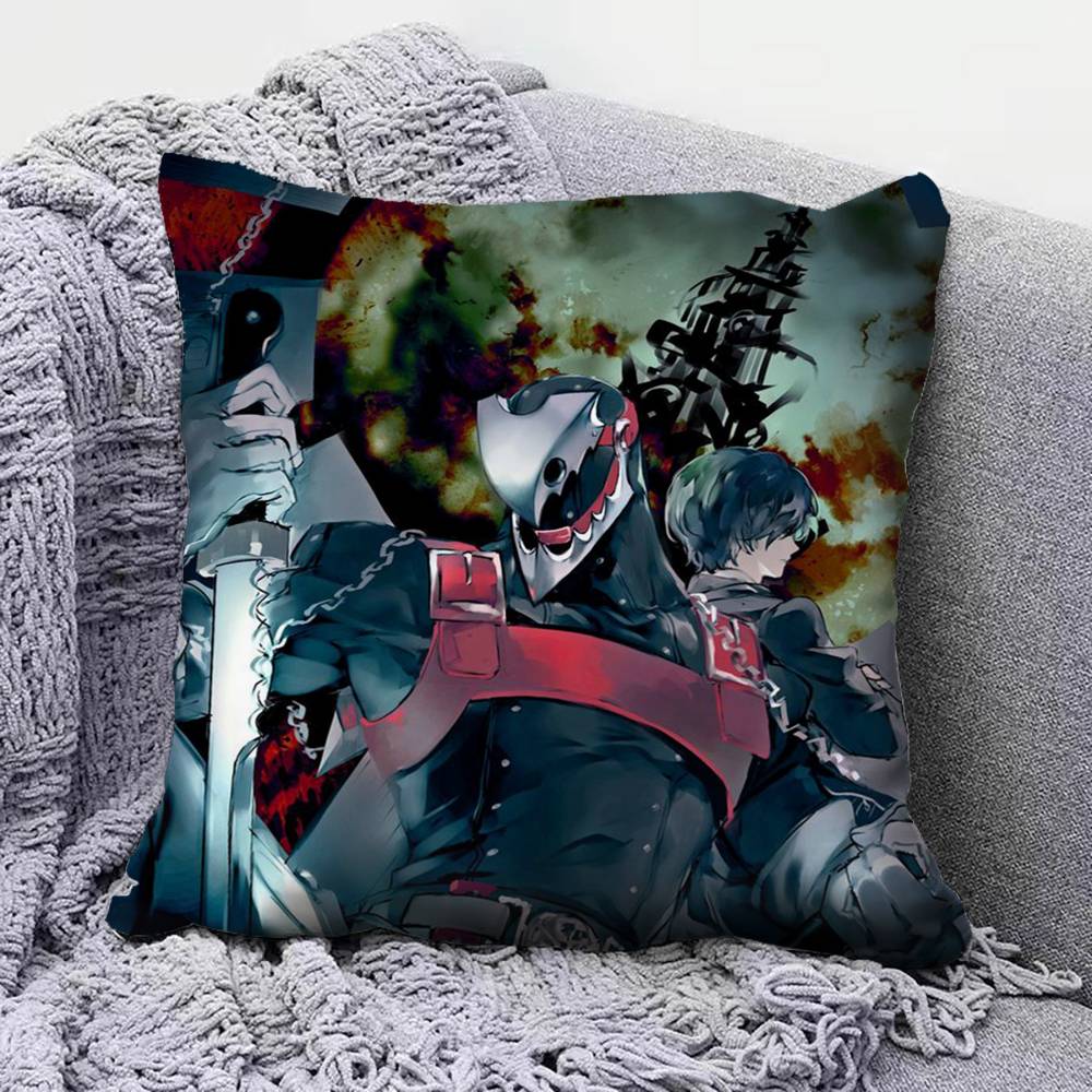 Makoto  Persona  Aigis P Home Sofa Cushion Covers and Aecorative Custom Pillow Covers