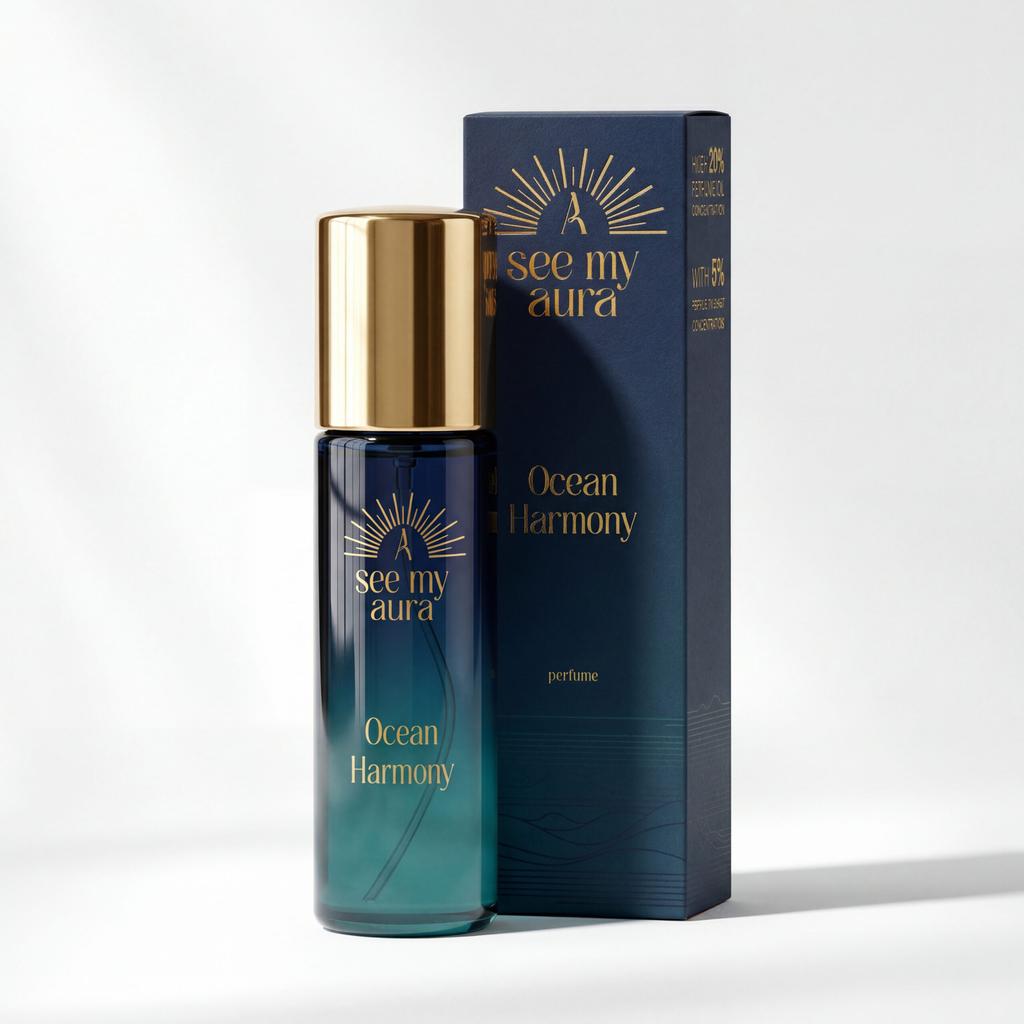 Ocean Harmony Perfume 10 See My Aura 10 Fresh Scent of Freedom, Lightness and Harmony