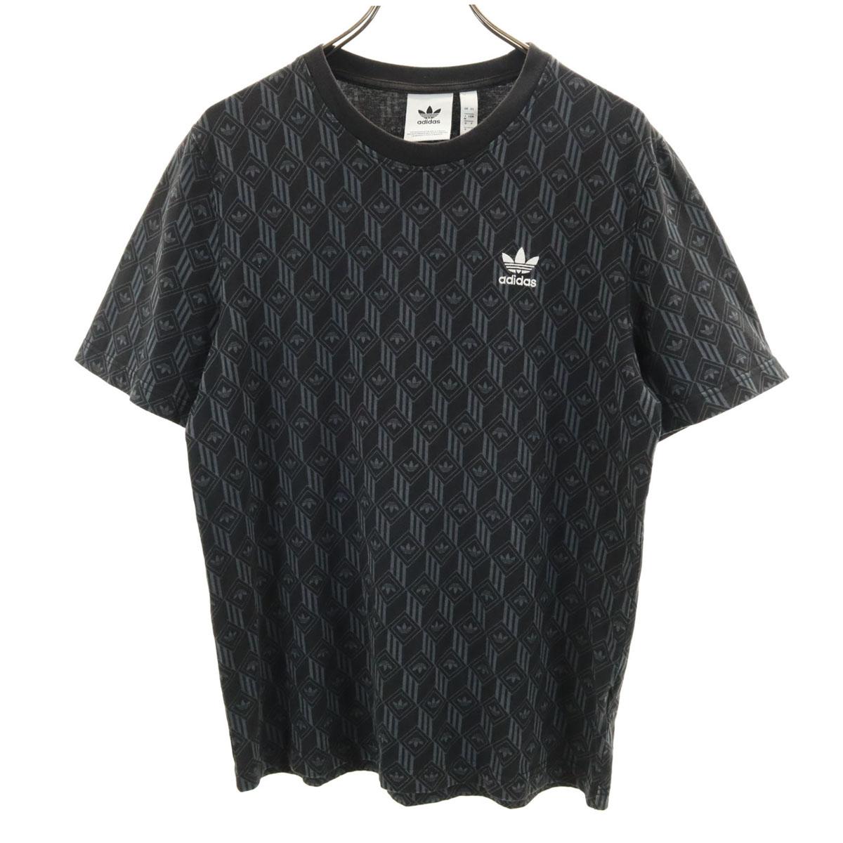 

Мужская футболка с коротким рукавом adidas Originals с логотипом Trefoil M черная Б/У