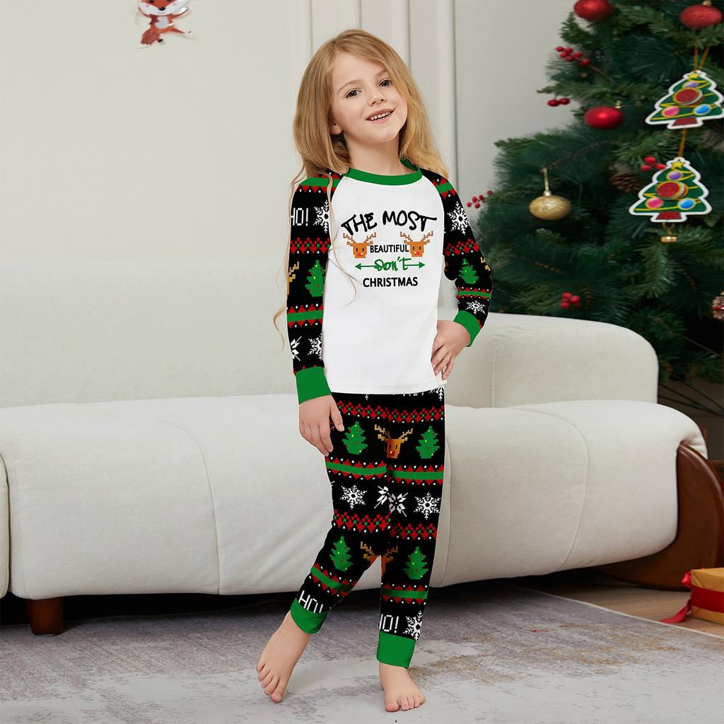 Weihnachten Eltern Kind Familie Set Wohnkultur Weihnachten Pyjamas Zwei Stück Set