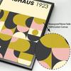 Výstava Bauhaus Geometric Retro Nástěnná umělecká reprodukce Malba na plátně Severské plakátové nástěnné obrazy poloviny století pro výzdobu obývacího pokoje