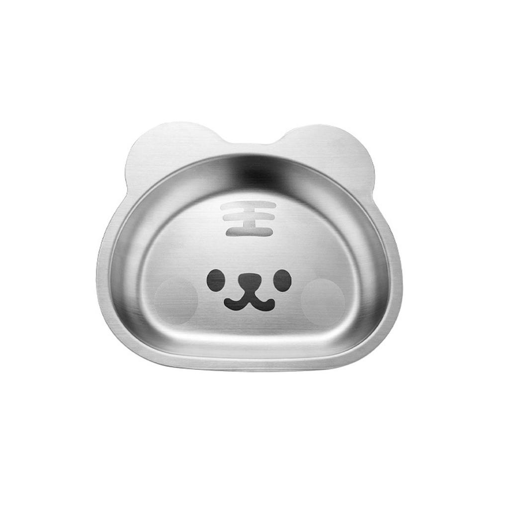 Children Plates Children Dinner Trays Cartoon Children Food Containers Stainless Steel Material for Children Restaurant