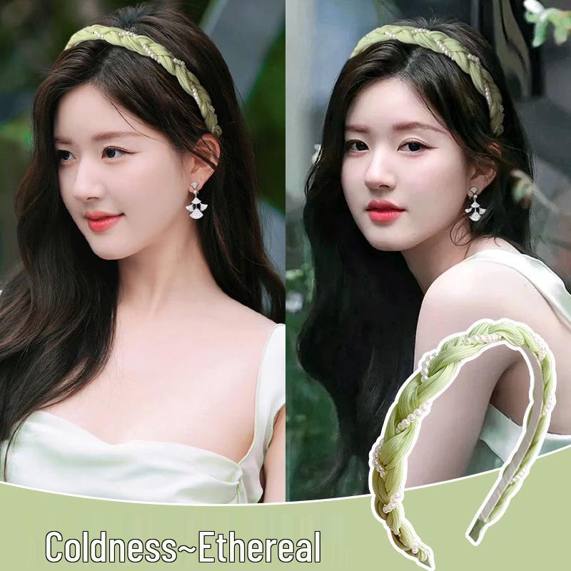 Pearl Twist Headband: Elegant Forest Style Hair Accessory for Women
