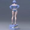 Summer Girlfriend, School Girl, Short Hair, Ayanami, Ayanami, Zero Beautiful Girl, 30cm