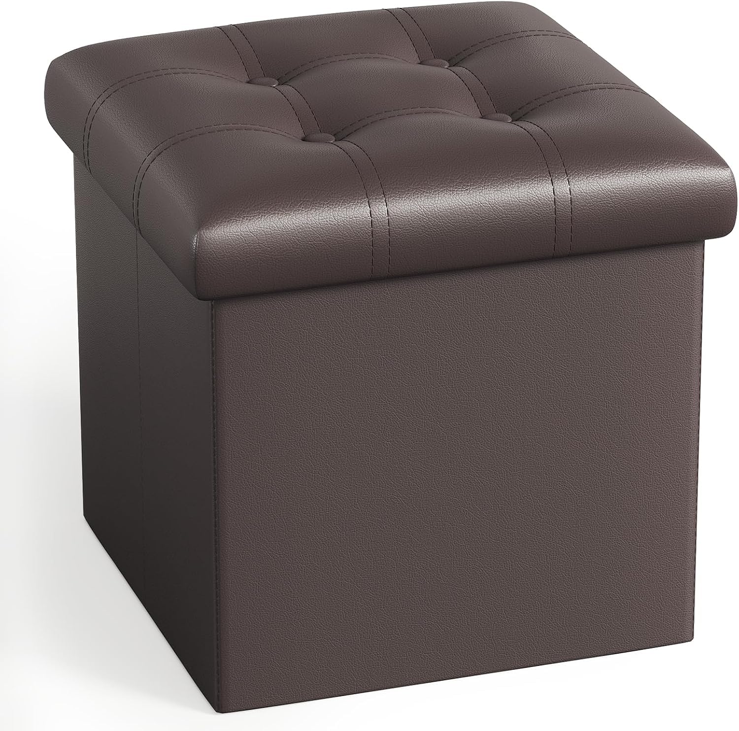 

YOUDENOVA Складной пуф для хранения с пеной памяти, стремянка для гостиной и пуф с грузоподъемностью 160 кг, подушка, подставка для ног, комнаты, прихожие,