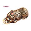 M-Brass Animal Pixiu Coin Charms Pendant Statue Ornament Chinese Miniature Figurines Home Office Tabletop Decoration Ornament