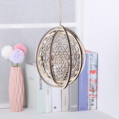 3D Wall Sign Wall Art Flower of Life Wooden Laser Cut Handmade Crafts Sacred Meditation Energy Geometry Ornament Hanging Decor