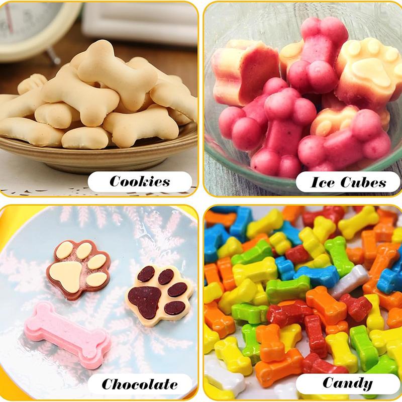 Stampo in Silicone per Gelato Fai da Te a Forma di Zampa di Cane Stampo per Fare Cubetti di Ghiaccio Antiaderente Mousse Francese Estivo Ghiacciolo Stampo Gadget da Cucina