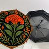 1pc Brain Flower Ornament Umbrella with Plastic Handle,Suitable for All Seasons Home Travel Outdoor UmbrellaDD1330