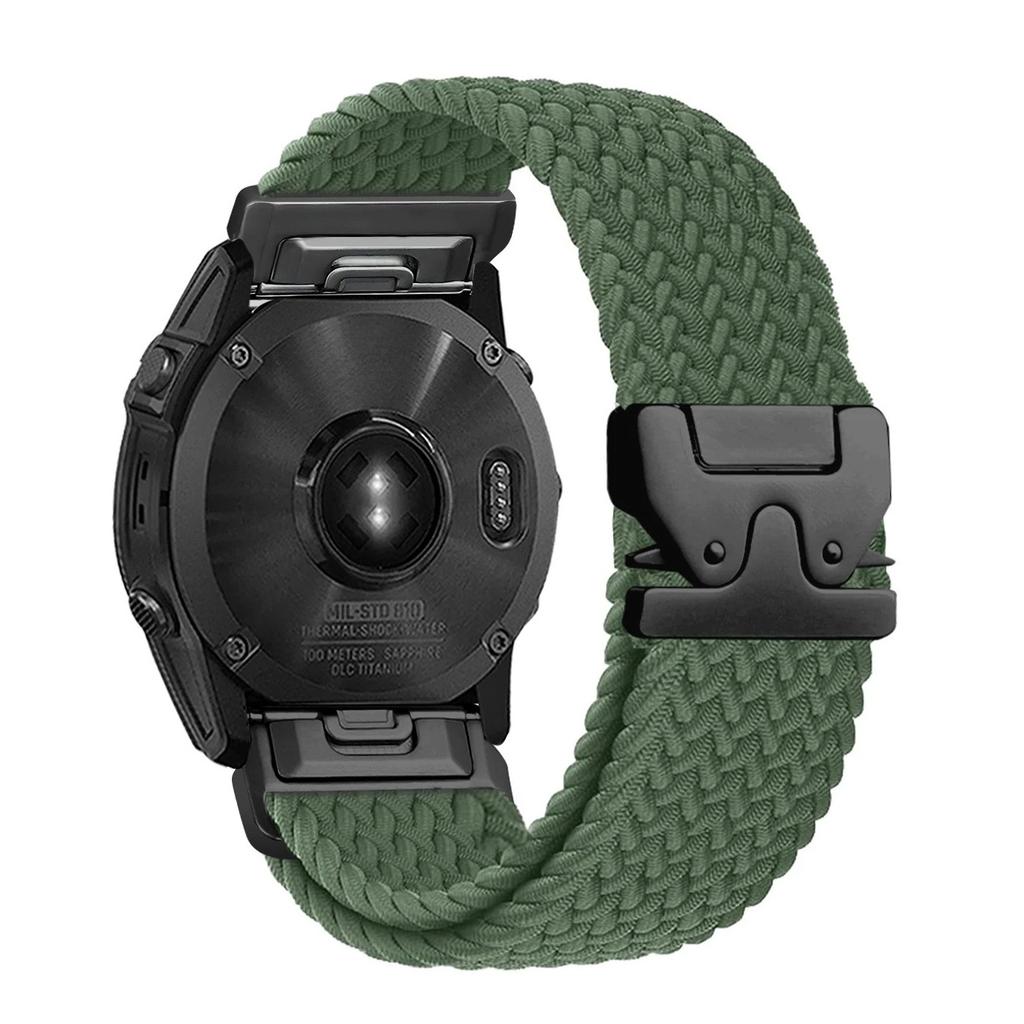 Rychloupínací řemínek 26 22 20 mm Pro Garmin Fenix 8 7 Pro 7S 6 5X 5Plus Tactix 8 7 Padákový nylonový náramek correa Fenix 8 pásek 43mm