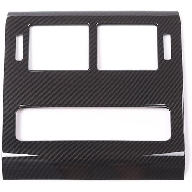 For Range Rover Sport 2014-2018, ABS Plastic Rear Row A/C Vent Cover carbon fiber style