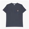 MaiSon KitSune Lm00104kj0008 P476 Fox Head Patch Men S Short Sleeve Tee