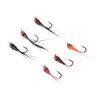 6pcs Brass Bead Head Epoxy Nymph Fast Sinking Fly Fishing Trout