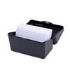 Desktop Card Storage Box Solid Colour Index Cards Organizer Business Card Holder  Sticky Notes