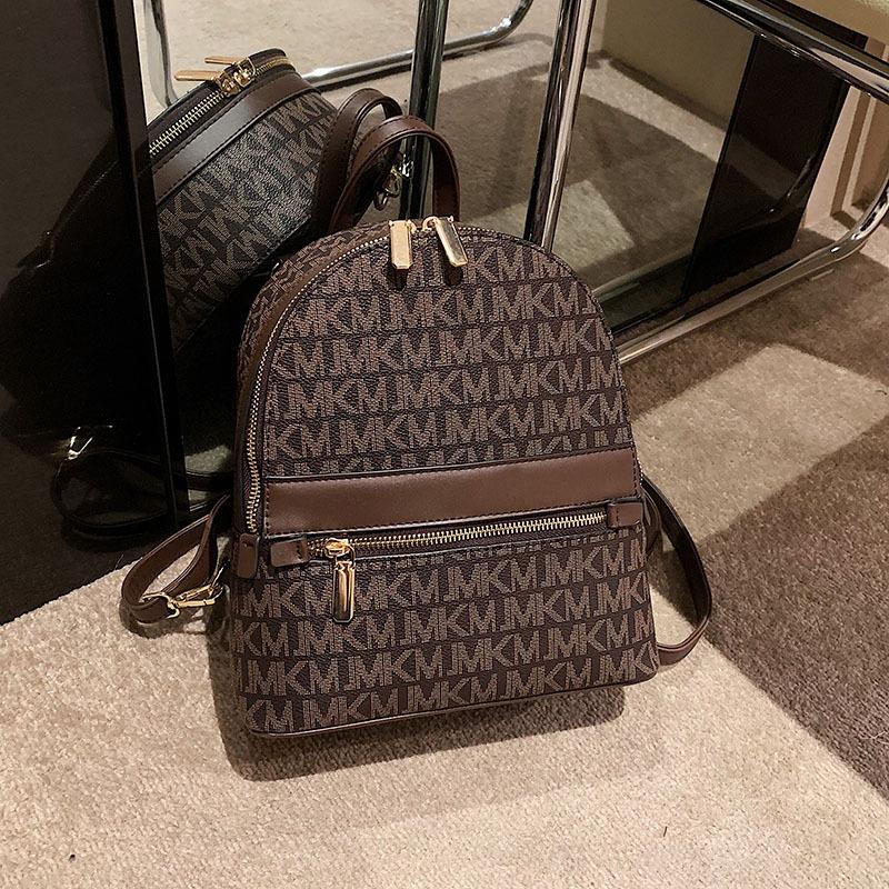 Premium Sense Backpack Women's New Retro Versatile Messenger Bag Niche Design Casual Small Backpack