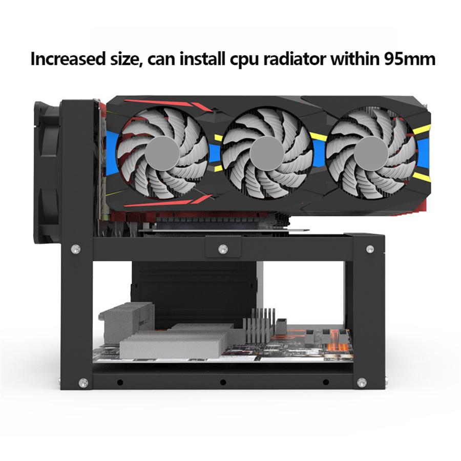 2021 Heighten For 6/8 GPU Open Air Mining Rig Frame Case Computer Crypto Coin