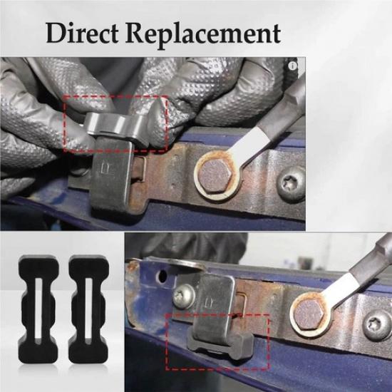 Pair Tailgate Rubber Latch Bumpers Fits for 1994-2004 Chevrolet S10 GMC Sonoma