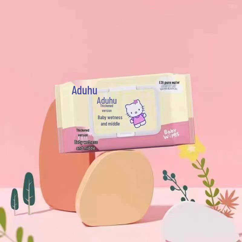 Non-Irritating Baby Wipes for Infants & Toddlers - Pure Water Clean for Face & Bottom