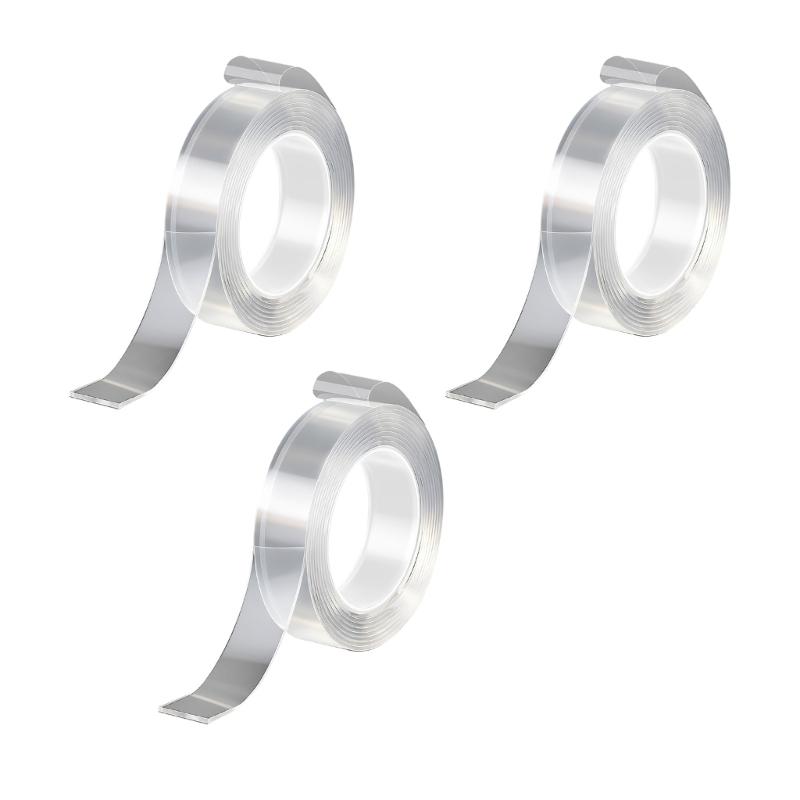 

3Pcs Waterproof Tape Removable Double Sided Adhesive Strips For Electrical Outlets Home Office Decoration