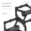 Bicycle pedals Mountain bike aluminum alloy pedals Widened bearing anti-slip pedals Cycling equipment