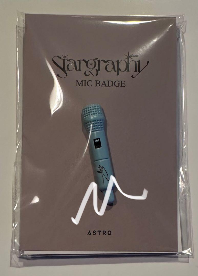 

[Б/У] ASTRO Stargraphy Юн Санха Микрофон Значок-пин Официальный MD