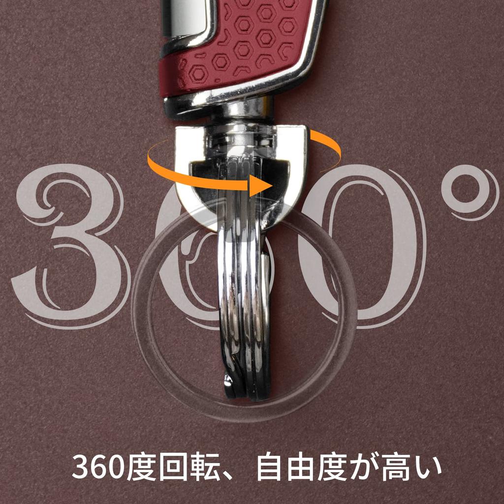 Roseddy FT-QCYSG Keychain, Car, Keyring, Men's, Stylish, Popular, Carabiner, Key Organizer, Metal, Durable, Motorcycle,
